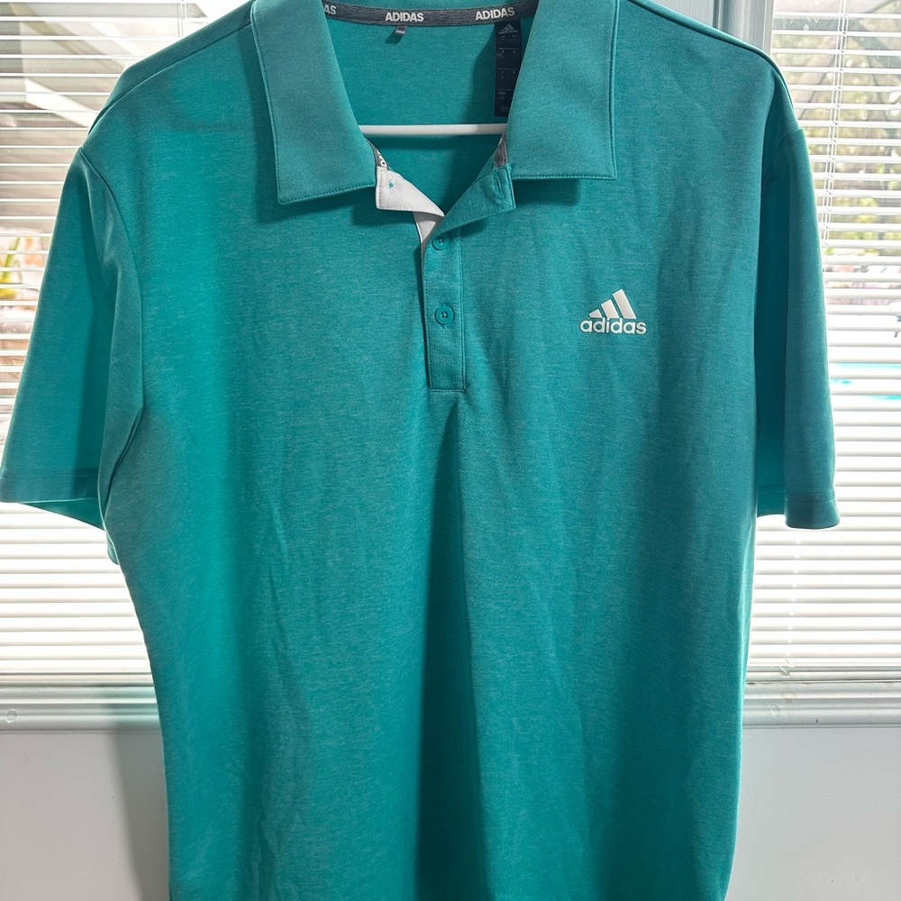 Adidas Green Performance Polo Shirt